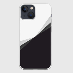 Чехол для iPhone 13 mini с принтом Минимализм в городе Новоалтайск,  |  | белый | геометрия | полосы | черный