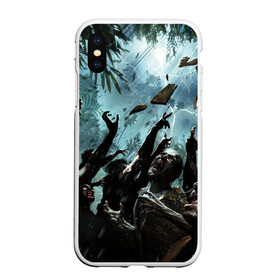 Чехол для iPhone XS Max матовый с принтом Зомби апокалипсис в городе Новоалтайск, Силикон | Область печати: задняя сторона чехла, без боковых панелей | zombie | зомби | мертвецы | мозги | монстр | ходячие