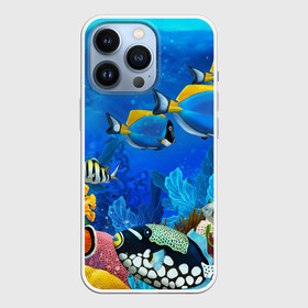 Чехол для iPhone 13 Pro с принтом Экзотические рыбки в городе Новоалтайск,  |  | животые | красочные | морские | рыбки | цветные | экзотические
