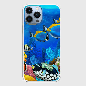 Чехол для iPhone 13 Pro Max с принтом Экзотические рыбки в городе Новоалтайск,  |  | животые | красочные | морские | рыбки | цветные | экзотические