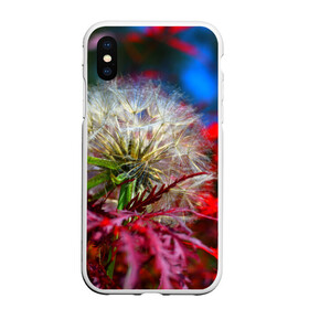 Чехол для iPhone XS Max матовый с принтом Одуванчик в городе Новоалтайск, Силикон | Область печати: задняя сторона чехла, без боковых панелей | 3д | новая | одуванчик | популярная | природа | цветы | яркая
