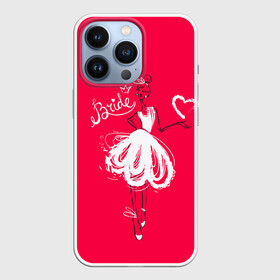 Чехол для iPhone 13 Pro с принтом Bride в городе Новоалтайск,  |  | Тематика изображения на принте: bride | team | девичник | девишник | жена | невеста | свадебный | свадьба