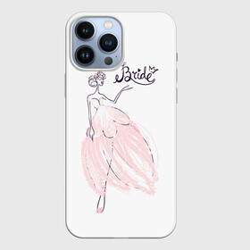 Чехол для iPhone 13 Pro Max с принтом Bride 2 в городе Новоалтайск,  |  | bride | team | девичник | девишник | жена | невеста | свадебный | свадьба