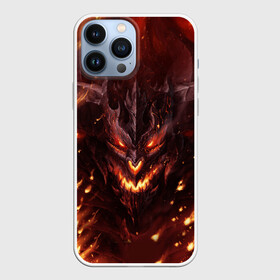 Чехол для iPhone 13 Pro Max с принтом Дьявол в городе Новоалтайск,  |  | демон | дьявол | монстр | прикольные картинки | чёрт