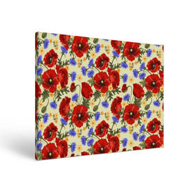 Холст прямоугольный с принтом Маки в городе Новоалтайск, 100% ПВХ |  | background | flower | nature | poppies | poppy | red | summer | wild | красные | лето | мак | маки | полевые | природа | фон | цветы