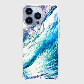 Чехол для iPhone 13 Pro с принтом Волна в городе Новоалтайск,  |  | Тематика изображения на принте: брызги | вода | волны | море | океан | природа