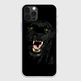 Чехол для iPhone 12 Pro Max с принтом Чёрная пантера в городе Новоалтайск, Силикон |  | Тематика изображения на принте: кошка | оскал | пантера | прикольные картинки