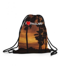 Рюкзак-мешок 3D с принтом Thailand в городе Новоалтайск, 100% полиэстер | плотность ткани — 200 г/м2, размер — 35 х 45 см; лямки — толстые шнурки, застежка на шнуровке, без карманов и подкладки | море | отдых | отпуск | пляж | солнце | туризм | турист