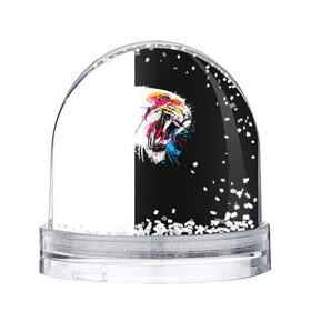 Снежный шар с принтом Тигр в городе Новоалтайск, Пластик | Изображение внутри шара печатается на глянцевой фотобумаге с двух сторон | 