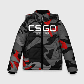 Зимняя куртка для мальчиков 3D с принтом csgo - Blood Tiger (Кровавый в городе Новоалтайск, ткань верха — 100% полиэстер; подклад — 100% полиэстер, утеплитель — 100% полиэстер | длина ниже бедра, удлиненная спинка, воротник стойка и отстегивающийся капюшон. Есть боковые карманы с листочкой на кнопках, утяжки по низу изделия и внутренний карман на молнии. 

Предусмотрены светоотражающий принт на спинке, радужный светоотражающий элемент на пуллере молнии и на резинке для утяжки | cs | csgo | го | кс