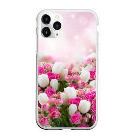 Чехол для iPhone 11 Pro Max матовый с принтом Нежные розы в городе Новоалтайск, Силикон |  | аромат | букет | вазон | великолепие | краски | красота | куст | нежность | природа | растения | розы | украшение | фауна | цветник | цветы