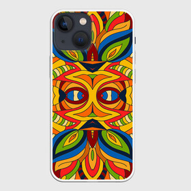 Чехол для iPhone 13 mini с принтом Мексика 2 в городе Новоалтайск,  |  | dg | dolce | dolce  gabana | dolce  gabbana | dolce gabbana | trend | дольче | дольче габана | дольче габбана | керамика | листья | мексика | мода | модный принт | роспись | тренд | узор | узоры