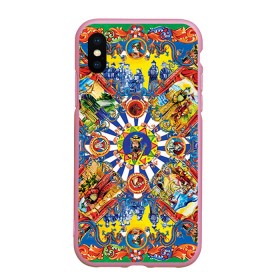 Чехол для iPhone XS Max матовый с принтом Сицилия в городе Новоалтайск, Силикон | Область печати: задняя сторона чехла, без боковых панелей | Тематика изображения на принте: dg | dolce | dolce  gabana | dolce  gabbana | dolce gabbana | trend | дольче | дольче габана | дольче габбана | керамика | мода | модный принт | роспись | тренд | узор | узоры