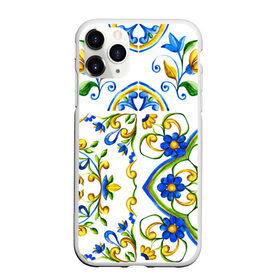 Чехол для iPhone 11 Pro матовый с принтом Майолика в городе Новоалтайск, Силикон |  | dg | dolce | dolce  gabana | dolce  gabbana | dolce gabbana | maiolica | majolica | trend | барселона | дольче | дольче габана | дольче габбана | керамика | майолика | мода | модный принт | мозаика | мозайка | плитка | роспись | тренд