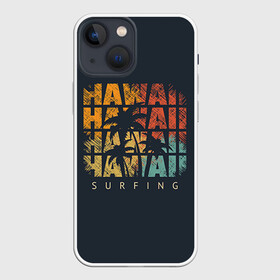 Чехол для iPhone 13 mini с принтом HAWAII в городе Новоалтайск,  |  | hawaii | гаваи | лето | океан | отдых | пальмы | пляж | серф