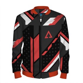 Мужской бомбер 3D с принтом CSGO Cyrex Pattern в городе Новоалтайск, 100% полиэстер | застегивается на молнию, по бокам два кармана без застежек, по низу бомбера и на воротнике - эластичная резинка | counter strike | cs go | cs go cyrex pattern | cyrex pattern