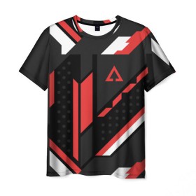 Мужская футболка 3D с принтом CSGO Cyrex Pattern в городе Новоалтайск, 100% полиэфир | прямой крой, круглый вырез горловины, длина до линии бедер | Тематика изображения на принте: counter strike | cs go | cs go cyrex pattern | cyrex pattern
