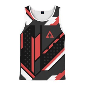 Мужская майка 3D с принтом CSGO Cyrex Pattern в городе Новоалтайск, 100% полиэстер | круглая горловина, приталенный силуэт, длина до линии бедра. Пройма и горловина окантованы тонкой бейкой | Тематика изображения на принте: counter strike | cs go | cs go cyrex pattern | cyrex pattern