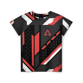 Детская футболка 3D с принтом CSGO Cyrex Pattern в городе Новоалтайск, 100% гипоаллергенный полиэфир | прямой крой, круглый вырез горловины, длина до линии бедер, чуть спущенное плечо, ткань немного тянется | counter strike | cs go | cs go cyrex pattern | cyrex pattern