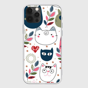 Чехол для iPhone 12 Pro Max с принтом Funny cats в городе Новоалтайск, Силикон |  | cats | коты | кошки