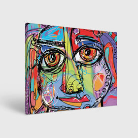Холст прямоугольный с принтом Abstract girl graffiti в городе Новоалтайск, 100% ПВХ |  | abstract | girl | graffiti