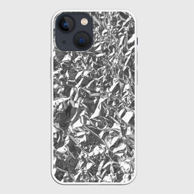 Чехол для iPhone 13 mini с принтом Silver в городе Новоалтайск,  |  | silver | texture | драгоценный | металл | серебро | текстура