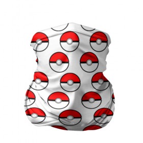 Бандана-труба 3D с принтом Pokemon Pokeball в городе Новоалтайск, 100% полиэстер, ткань с особыми свойствами — Activecool | плотность 150‒180 г/м2; хорошо тянется, но сохраняет форму | покебол | покемон