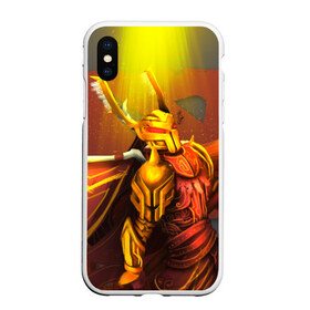Чехол для iPhone XS Max матовый с принтом Legion Commander Dota в городе Новоалтайск, Силикон | Область печати: задняя сторона чехла, без боковых панелей | dota | dota 2 | legion commander | дота | дотан | легион | раки