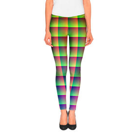 Леггинсы 3D с принтом Pixel colour в городе Новоалтайск, 80% полиэстер, 20% эластан | Эластичный пояс, зауженные к низу, низкая посадка | 