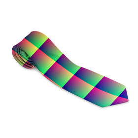 Галстук 3D с принтом Pixel colour в городе Новоалтайск, 100% полиэстер | Длина 148 см; Плотность 150-180 г/м2 | 