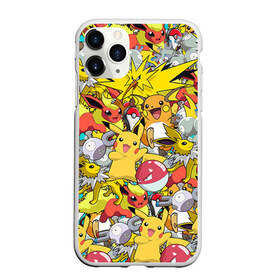 Чехол для iPhone 11 Pro матовый с принтом Pokemon 5 в городе Новоалтайск, Силикон |  | go | pokemon | pokemons | го | гоу | зщлуьщт пщ | покемон | покемоны