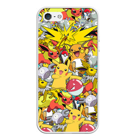 Чехол для iPhone 5/5S матовый с принтом Pokemon 5 в городе Новоалтайск, Силикон | Область печати: задняя сторона чехла, без боковых панелей | Тематика изображения на принте: go | pokemon | pokemons | го | гоу | зщлуьщт пщ | покемон | покемоны