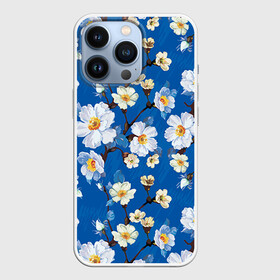 Чехол для iPhone 13 Pro с принтом Цветы ретро 5 в городе Новоалтайск,  |  | Тематика изображения на принте:   | винтаж | прованс | роза | роспись | узор | цветок | цветы