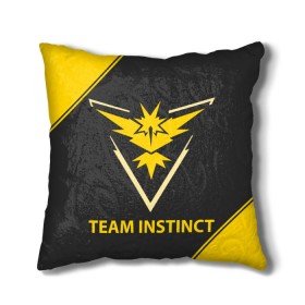 Подушка 3D с принтом Pokemon Yellow Team в городе Новоалтайск, наволочка – 100% полиэстер, наполнитель – холлофайбер (легкий наполнитель, не вызывает аллергию). | состоит из подушки и наволочки. Наволочка на молнии, легко снимается для стирки | pokemon go