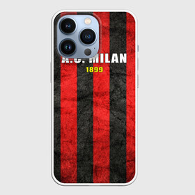 Чехол для iPhone 13 Pro с принтом A.C. Milan в городе Новоалтайск,  |  | Тематика изображения на принте: болельщик | италия | клуб | милан | фанат | футбол | футболист