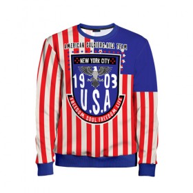 Детский свитшот 3D с принтом Team t-shirt в городе Новоалтайск, 100% полиэстер | свободная посадка, прямой крой, мягкая тканевая резинка на рукавах и понизу свитшота | Тематика изображения на принте: 