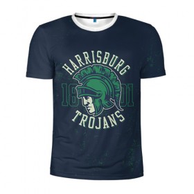 Мужская футболка 3D спортивная с принтом Team t-shirt 3 в городе Новоалтайск, 100% полиэстер с улучшенными характеристиками | приталенный силуэт, круглая горловина, широкие плечи, сужается к линии бедра | 