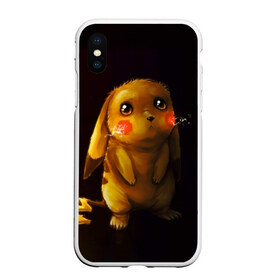 Чехол для iPhone XS Max матовый с принтом Пика-Пика? в городе Новоалтайск, Силикон | Область печати: задняя сторона чехла, без боковых панелей | bulbasaur | pikachu | pokemon | squirtle | бальбазар | пикачу | покемон | сквиртл