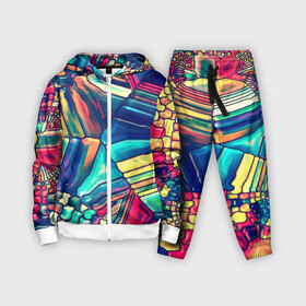 Детский костюм 3D с принтом Block mosaic в городе Новоалтайск,  |  | мозаика | новый | разноцветный