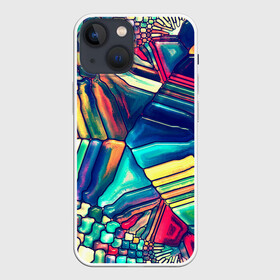 Чехол для iPhone 13 mini с принтом Block mosaic в городе Новоалтайск,  |  | мозаика | новый | разноцветный