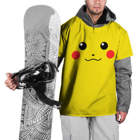 Накидка на куртку 3D с принтом Happy Pikachu в городе Новоалтайск, 100% полиэстер |  | Тематика изображения на принте: 