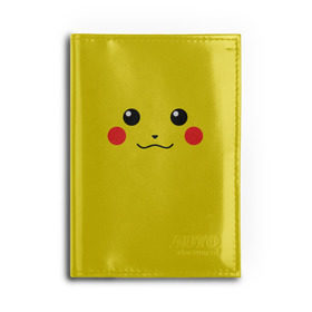 Обложка для автодокументов с принтом Happy Pikachu в городе Новоалтайск, натуральная кожа |  размер 19,9*13 см; внутри 4 больших “конверта” для документов и один маленький отдел — туда идеально встанут права | 