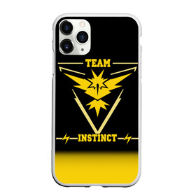 Чехол для iPhone 11 Pro Max матовый с принтом Team Instinct в городе Новоалтайск, Силикон |  | Тематика изображения на принте: go | instinct | pokemon | team | покемон