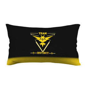 Подушка 3D антистресс с принтом Team Instinct в городе Новоалтайск, наволочка — 100% полиэстер, наполнитель — вспененный полистирол | состоит из подушки и наволочки на молнии | go | instinct | pokemon | team | покемон