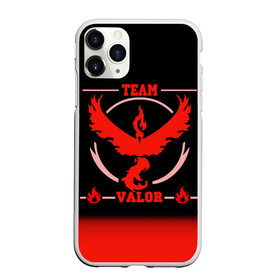 Чехол для iPhone 11 Pro матовый с принтом Team Valor в городе Новоалтайск, Силикон |  | go | pokemon | team | valor | покемон