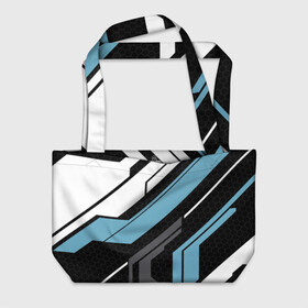 Пляжная сумка 3D с принтом cs:go - Vulcan 2.0 Style (Вулкан) в городе Новоалтайск, 100% полиэстер | застегивается на металлическую кнопку; внутренний карман застегивается на молнию. Стенки укреплены специальным мягким материалом, чтобы защитить содержимое от несильных ударов
 | cs | csgo | vulcan | вулкан | го | кс