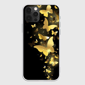 Чехол для iPhone 12 Pro Max с принтом Золотые бабочки в городе Новоалтайск, Силикон |  | Тематика изображения на принте: бабочки | девушкам | злато | золото