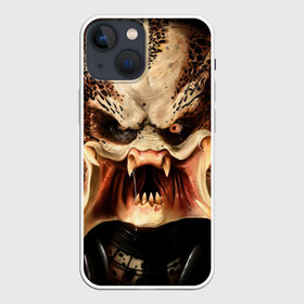 Чехол для iPhone 13 mini с принтом Хищник в городе Новоалтайск,  |  | predator | зубы | инопланетянин