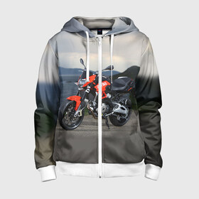 Детская толстовка 3D на молнии с принтом Aprilia в городе Новоалтайск, 100% полиэстер |  манжеты и пояс оформлены широкой мягкой резинкой, двухслойный капюшон со шнурком для регулировки, спереди карманы и застежка-молния
 | aprilia