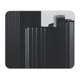 Коврик прямоугольный с принтом Dark world в городе Новоалтайск, натуральный каучук | размер 230 х 185 мм; запечатка лицевой стороны | Тематика изображения на принте: здания | многоэтажное | чб